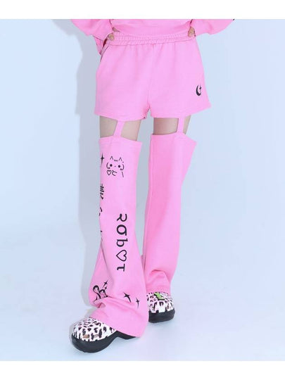 0 7 Cut Out Emoji Pants Pink - CLUT STUDIO - BALAAN 2