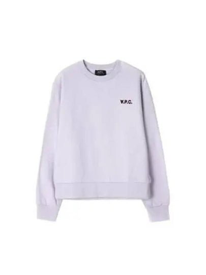 Evy Small Logo Crew Neck Sweatshirt White - A.P.C. - BALAAN 2