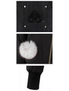 Women's Original Debbie Bomber Jacket White Fox Fur Black - MOOSE KNUCKLES - BALAAN 9