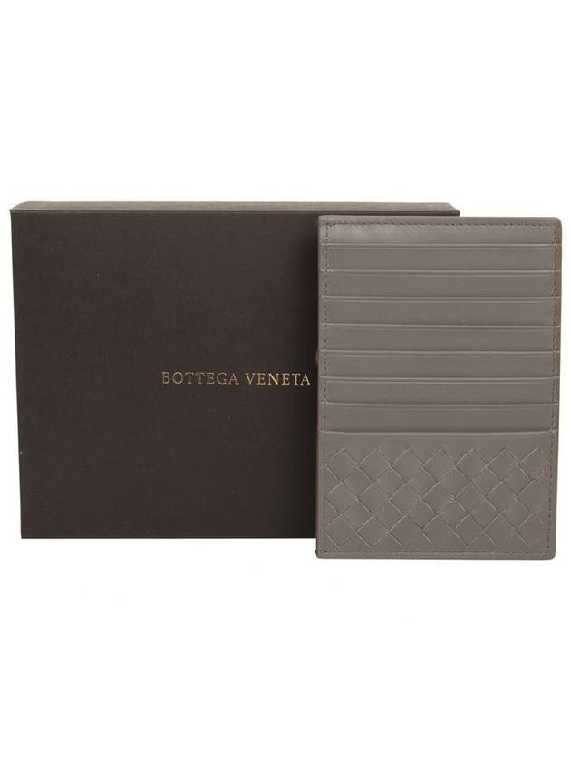 Intrecciato Card Wallet Light Grey - BOTTEGA VENETA - BALAAN 6