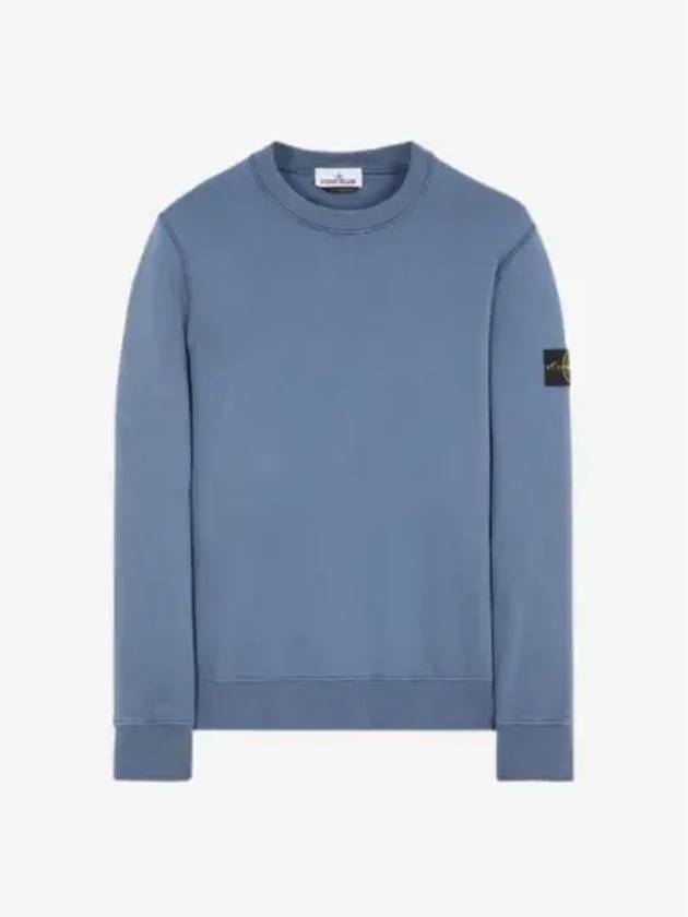 Wappen Patch Crew Neck Sweatshirt Dark Blue - STONE ISLAND - BALAAN 3