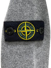 Stone Kids Waffen Patch Full Zip Up Knit Cardigan Dark Gray 8116503Z1 V0M67 - STONE ISLAND - BALAAN 6