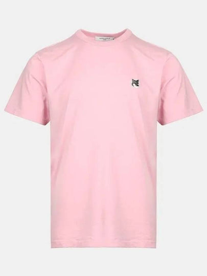 Grey Fox Head Patch Classic Short Sleeve T-Shirt Dusty Rose - MAISON KITSUNE - BALAAN 2