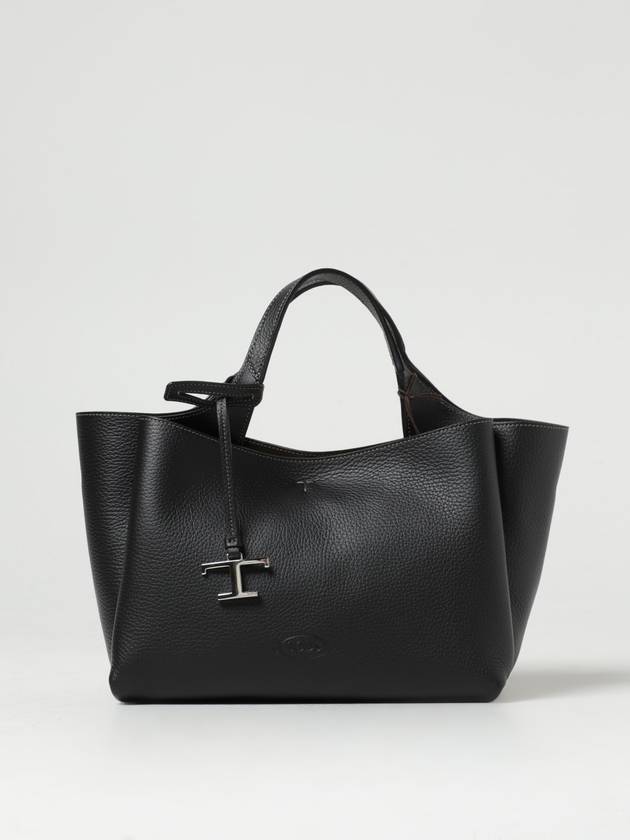 T Timeless Leather Mini Tote Bag Black - TOD'S - BALAAN 2