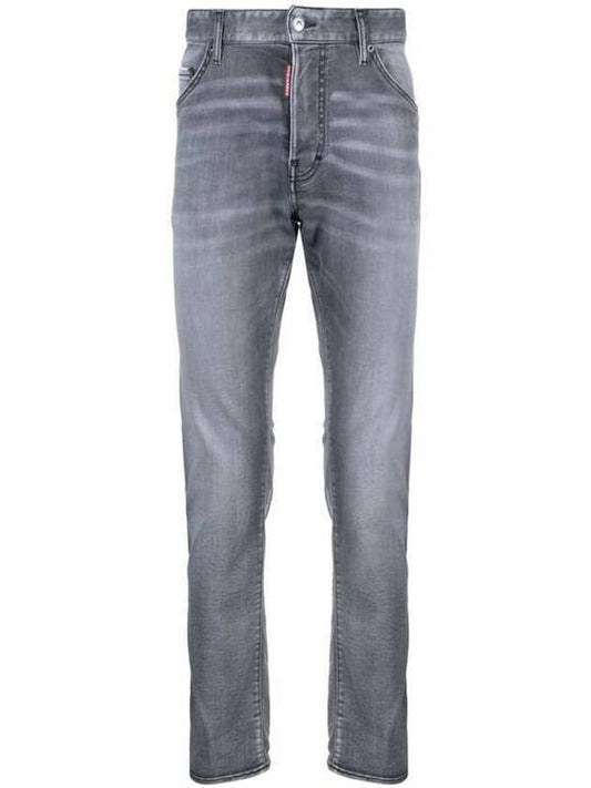 Denim Straight Pants S74LB1423S30503 900 GRAY - DSQUARED2 - BALAAN 2