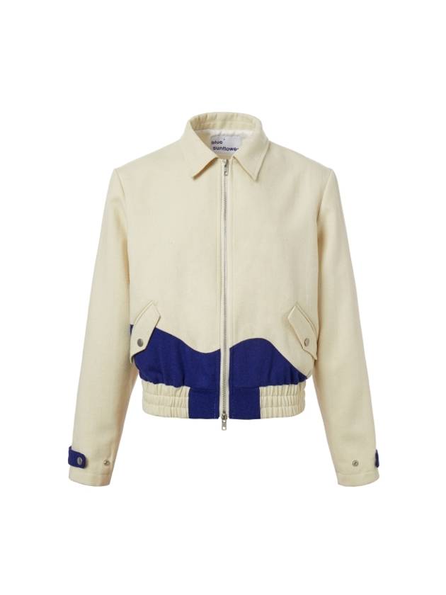 blouson jacket 59180436 - BLUE SUNFLOWER - BALAAN 1