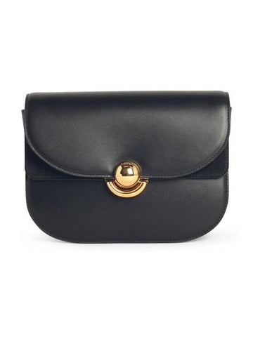 Furla 'Sfera' Black Leather Crossbody Bag - FURLA - BALAAN 1