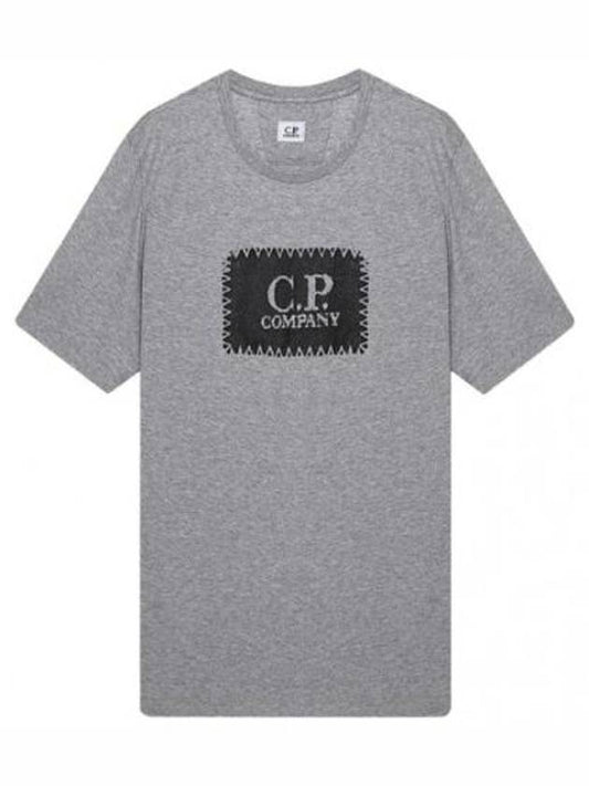 Short-sleeved T-shirt Square logo printing short-sleeved T-shirt - CP COMPANY - BALAAN 1