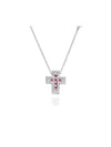 Belle Epoque Diamonds Ruby Necklace Silver - DAMIANI - BALAAN 2