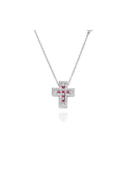 Belle Epoque Diamonds Ruby Necklace Silver - DAMIANI - BALAAN 2