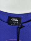 AU Australia SOUL RIB slim fit crop t shirt ST121000 bright blue WOMENS - STUSSY - BALAAN 4