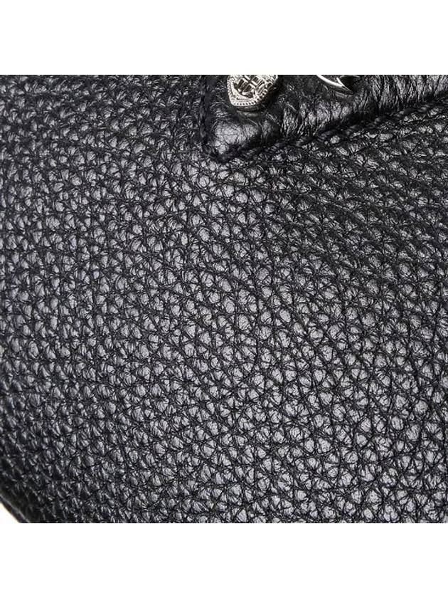 Soft Line Leather Small Shoulder Bag Black - PRADA - BALAAN 7