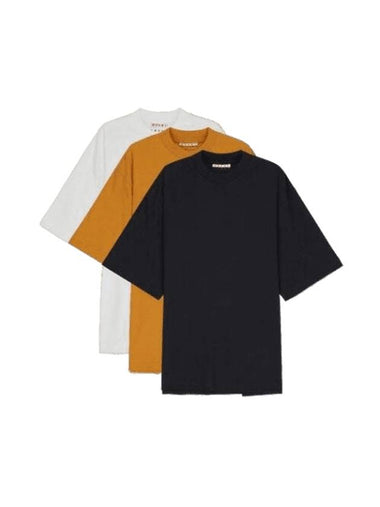 Cotton Short Sleeve T-Shirt 3 Pack - MARNI - BALAAN 1