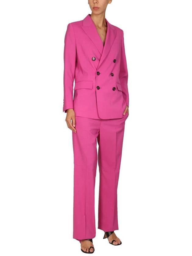 double breasted blazer jacket fuchsia pink - DSQUARED2 - BALAAN 3