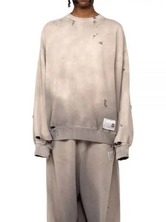 A12PO542 BEIGE SunFaded Like Sweatshirt - MIHARA YASUHIRO - BALAAN 1