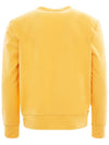 23ss UMK0259 YELLOW logo yellow sweatshirt - KITON - BALAAN 3