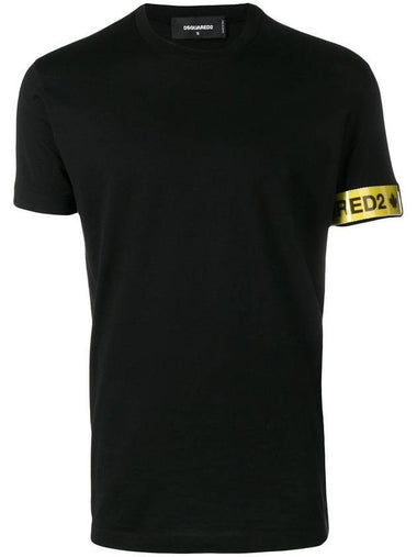 Cool Fit Short Sleeve T-Shirt Black - DSQUARED2 - BALAAN 1