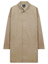 Ville Cotton Gavardin Single Coat Beige - A.P.C. - BALAAN 2