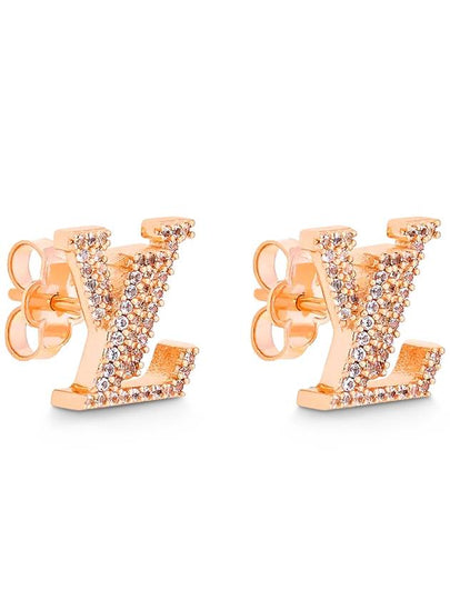 LV Iconic Earrings Blush - LOUIS VUITTON - BALAAN 2