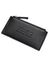 Embossed Logo Card Wallet Black - MAISON MARGIELA - BALAAN 2