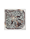 Tigergram Square 90 Scarf Beige - LOUIS VUITTON - BALAAN 1