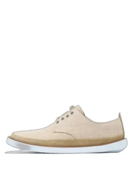 Men's Wagon Calfskin Hemp Oxford Shoes Beige - CAMPER - BALAAN 2