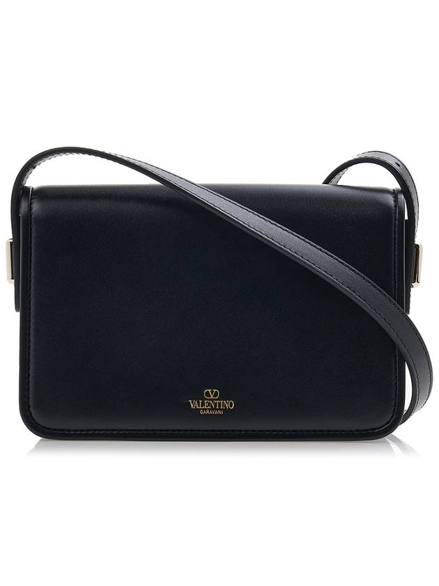 Garavani Letter Small Shoulder Bag Black - VALENTINO - BALAAN 4