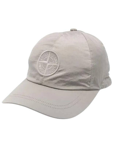 Nylon Logo Ball Cap Grey - STONE ISLAND - BALAAN 1