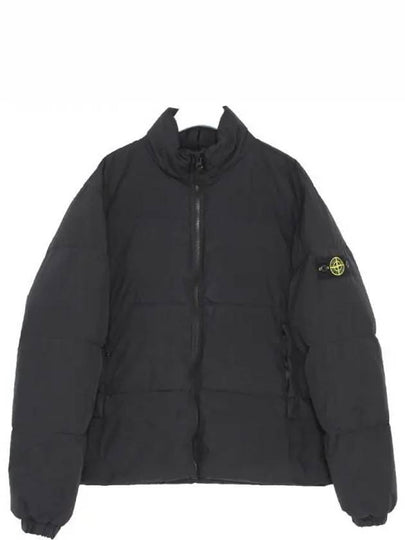 Kids 40823 Garment Dyed Crinkle Reps R-Nylon Down Padding Black - STONE ISLAND - BALAAN 2