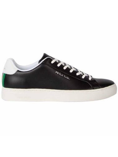 Rex Stripe Logo Low Top Sneakers Black - PAUL SMITH - BALAAN 1