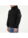 Men's Wappen Patch Naslan Watro Hooded Jacket Black - STONE ISLAND - BALAAN 4