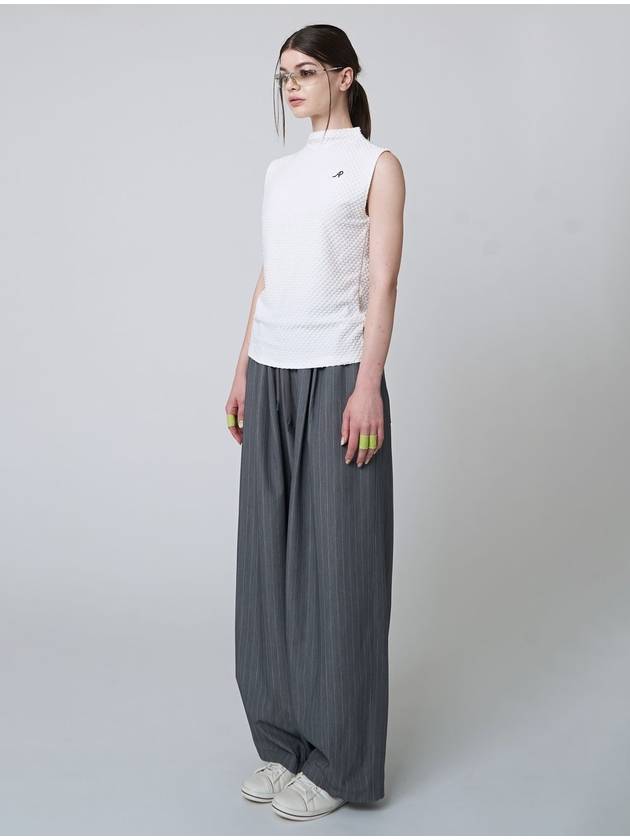 Striped Wide Pants Grey - ATHPLATFORM - BALAAN 3