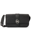 Greenwich Extra Small Saffiano Leather Sling Cross Bag Black - MICHAEL KORS - BALAAN 1