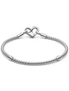 Moments Stud Chain Bracelet Silver - PANDORA - BALAAN 3