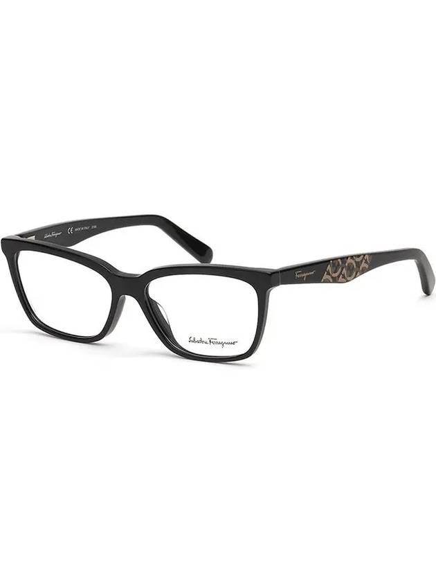 Ferragamo glasses frame SF2904 001 fashion black horn rim logo pattern men women - SALVATORE FERRAGAMO - BALAAN 7