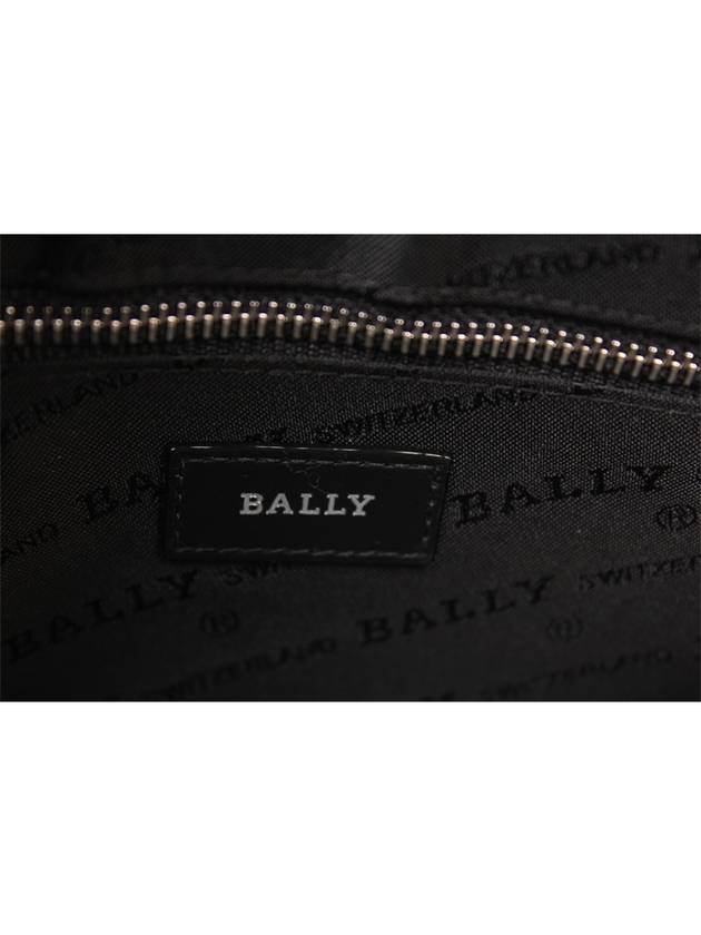 Benery Leather Clutch Bag Black - BALLY - BALAAN 8