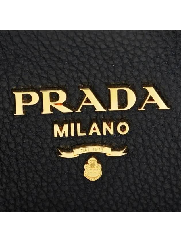 Vitello Phenix Tote Bag Black - PRADA - BALAAN 8