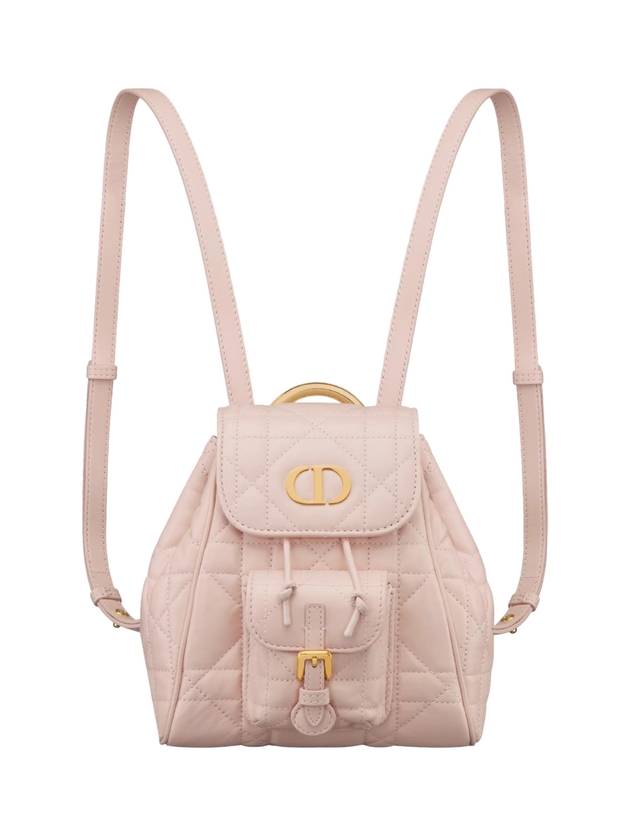 Caro Small Lambskin Backpack Pink - DIOR - BALAAN 1