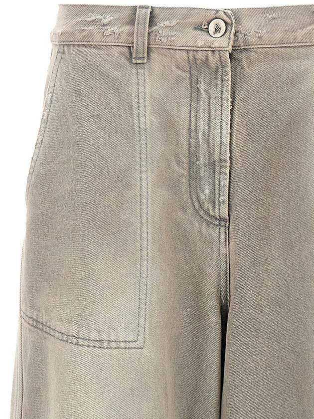 The Attico Used Effect Jeans - THE ATTICO - BALAAN 3