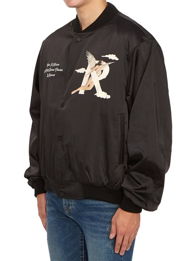 Storms In Heaven Souvenir Bomber Jacket Black - REPRESENT - BALAAN 4