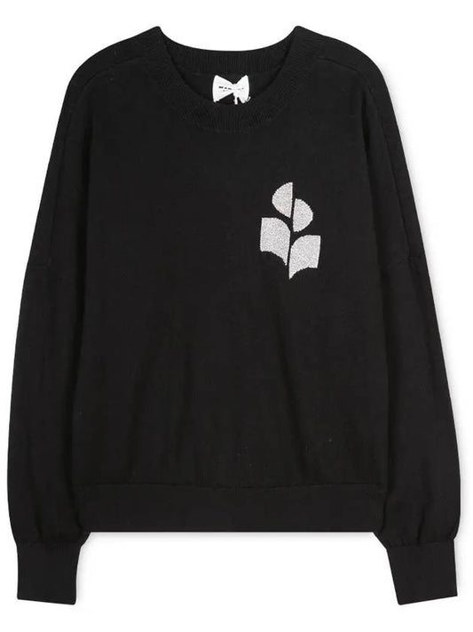 Marisans Crew Neck Wool Knit Top Black - ISABEL MARANT - BALAAN 2