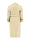 Check Belted Trench Coat Beige - BURBERRY - BALAAN 5