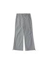 Nylon String Straight Pants Silver - VAEKCIE - BALAAN 1