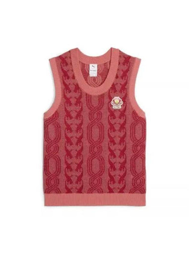 Palomo Crewneck Sleeveless Red Pink - PUMA - BALAAN 1