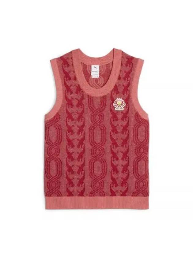 Palomo Crewneck Sleeveless Red Pink - PUMA - BALAAN 2