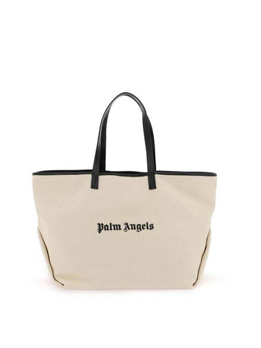 23 fw Canvas Tote Bag Bag PWNA058F23FAB001 0310 B0230515047 - PALM ANGELS - BALAAN 1