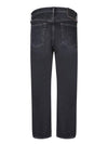 Regular Fit Straight Jeans Black - ACNE STUDIOS - BALAAN 3