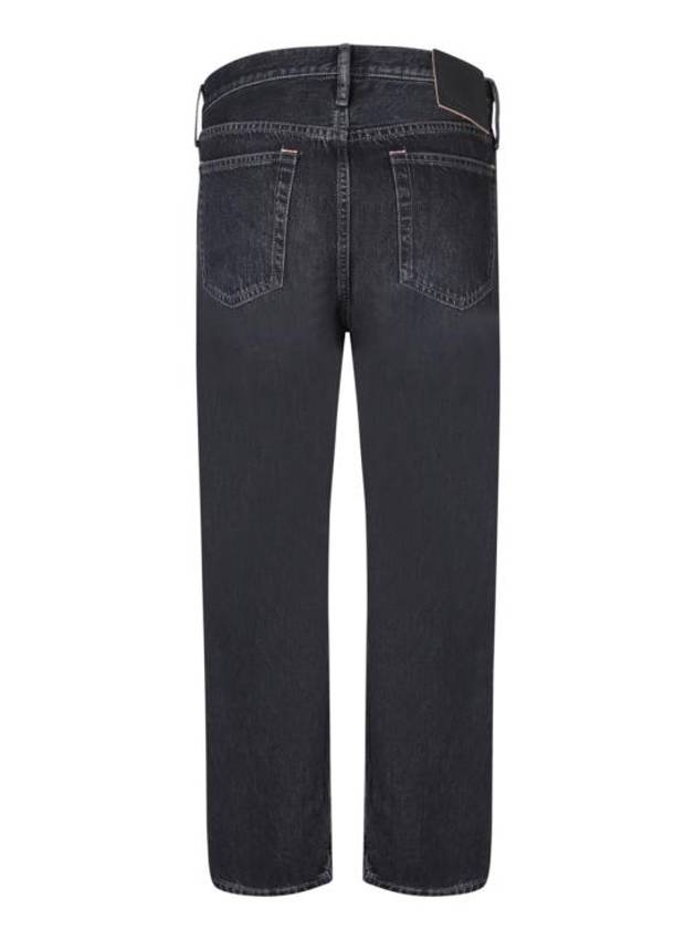 Regular Fit Straight Jeans Black - ACNE STUDIOS - BALAAN 3