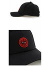 Spider Patch Base Ball Cap Black - MONCLER - BALAAN.