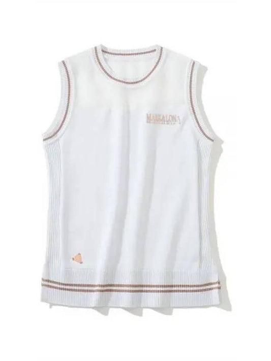 Women's CD6 IVCV Vest White - MARK & LONA - BALAAN 1